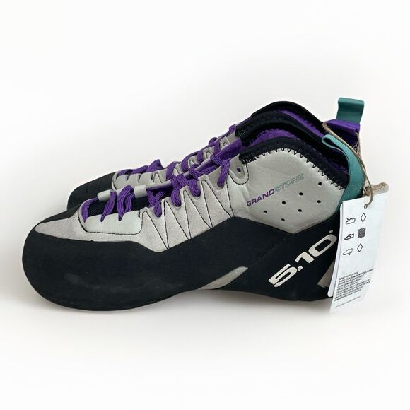 adidas 5.10 Five Ten Grandstone Climbing Shoes Black Purple Mens BC0866 Size 9 main image 5